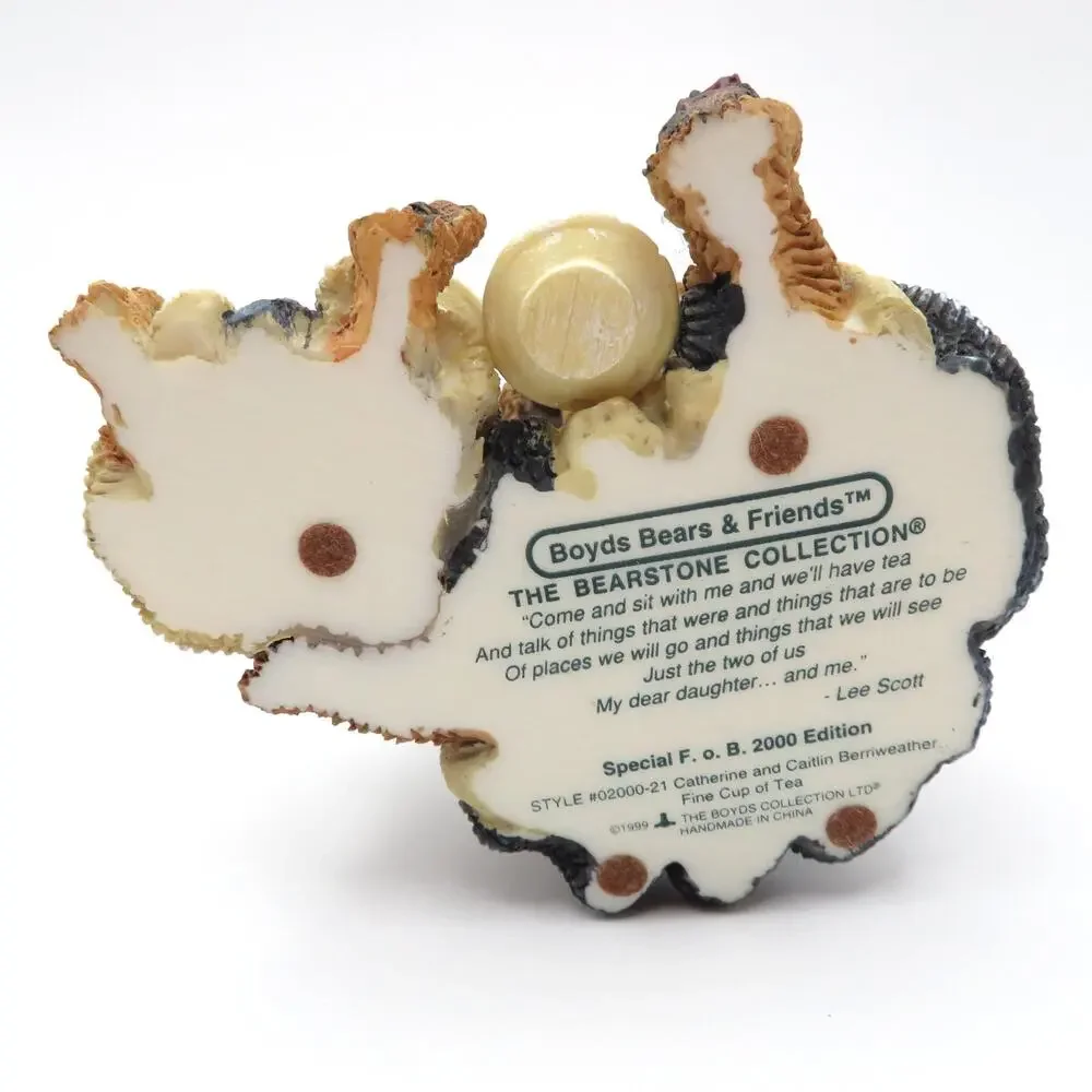 Boyd's Bears Catherine and Caitlin Berriweather Special FOB 2000 Fine Cup of Tea